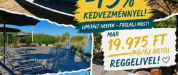 Last minute napok -15 % kedvezménnyel 