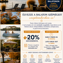 Szeptemberi kedvezményes ajánlatok